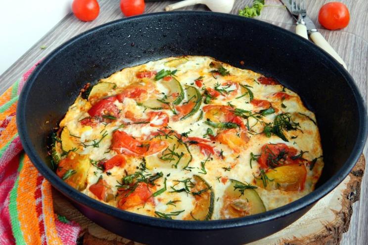 Baked Zucchini Omelette: Quick & Healthy Meal