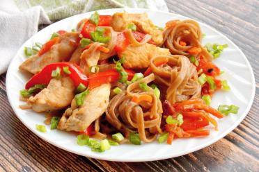 Chicken and Veggie Soba Stir-Fry
