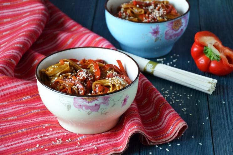 Quick & Spicy Teriyaki Udon Noodles