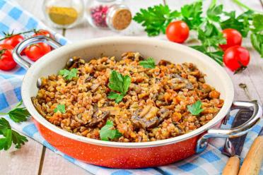 Hearty Buckwheat and Mushrooms Recipe