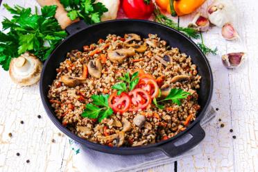 One-Pan Buckwheat and Mushrooms for Easy Family Dinners