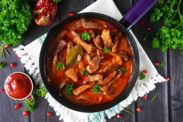 Hearty Beef Goulash with Tomato Paste