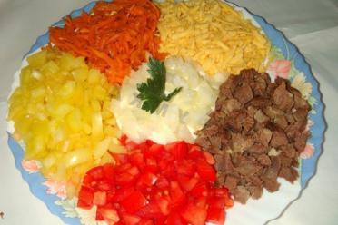 Colorful Korean Carrot Salad