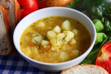 Easy Chicken Rice & Potato Soup