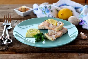 Healthy Steamed Pink Salmon