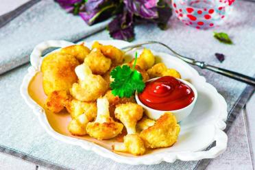 Crispy Fried Breaded Cauliflower