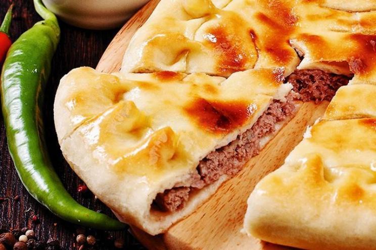 Caucasus Meat & Potato Puff Pie