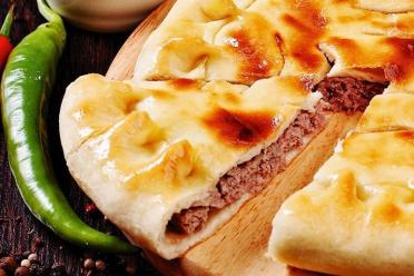 Caucasus Meat & Potato Puff Pie