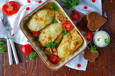Oven-Baked Mayonnaise Chicken Breasts