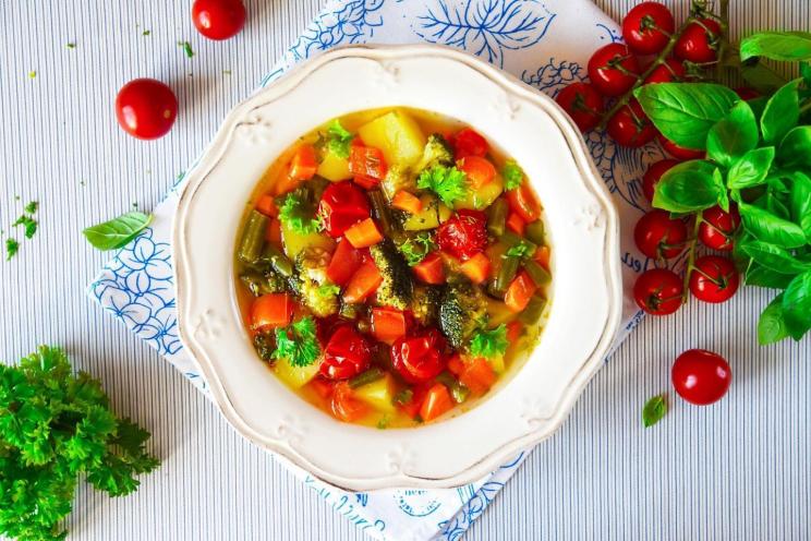 Hearty Vegetable Meat Broth Soup Hearty Vegetable Meat Broth Soup