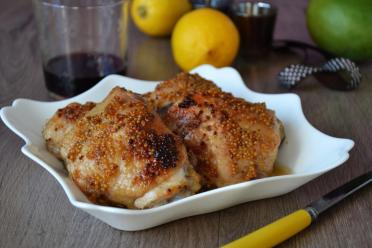Sweet and Tangy Brown Sugar Lemon Chicken Thighs