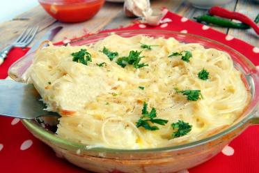 Creamy Egg Pasta Casserole