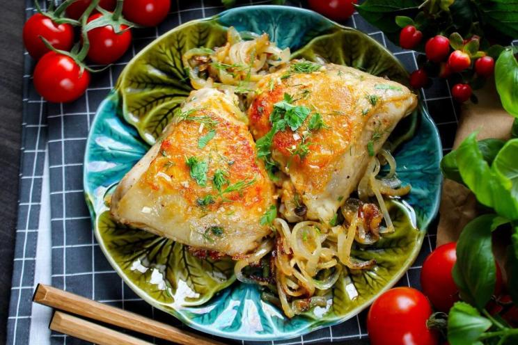 Pan-Fried Chicken Thighs Pan-Fried Chicken Thighs