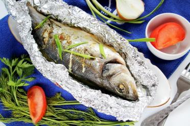 Baked Whole Fish in Foil