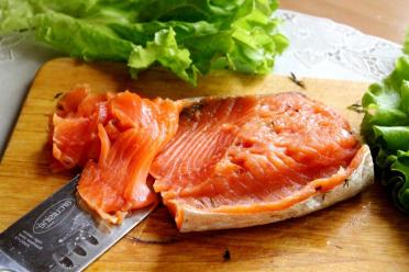Scandinavian Salmon Gravlax Delicacy