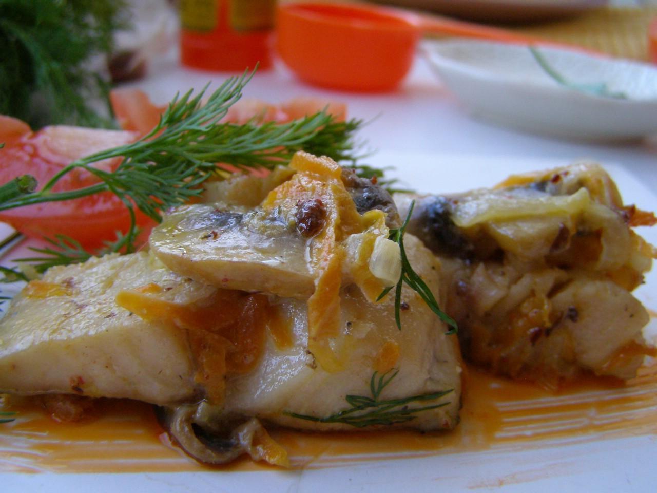 Slow-Cooked Pike Perch in Sour Cream