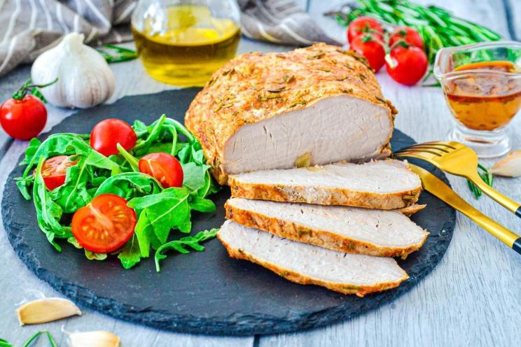 Garlic Herb Pork Baked in Foil