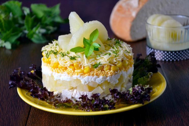 Tropical Pineapple Chicken Salad