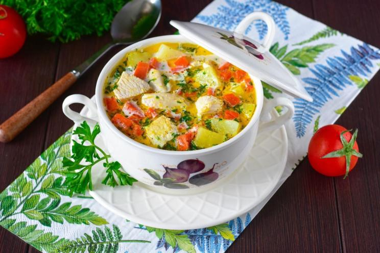 Quick & Creamy Chicken Soup