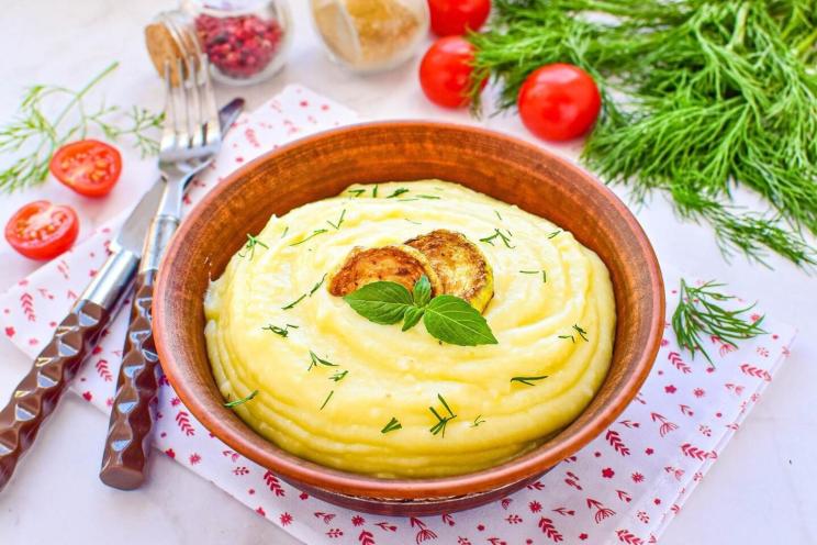 Creamy Potato and Zucchini Mash
