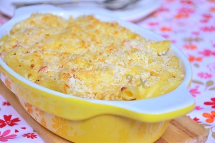 Cheesy Ham Pasta Bake Cheesy Ham Pasta Bake