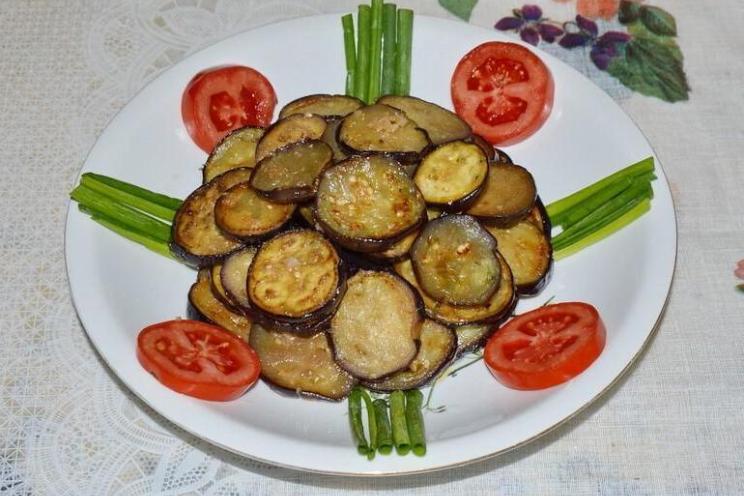Spicy Garlic Eggplant Bites