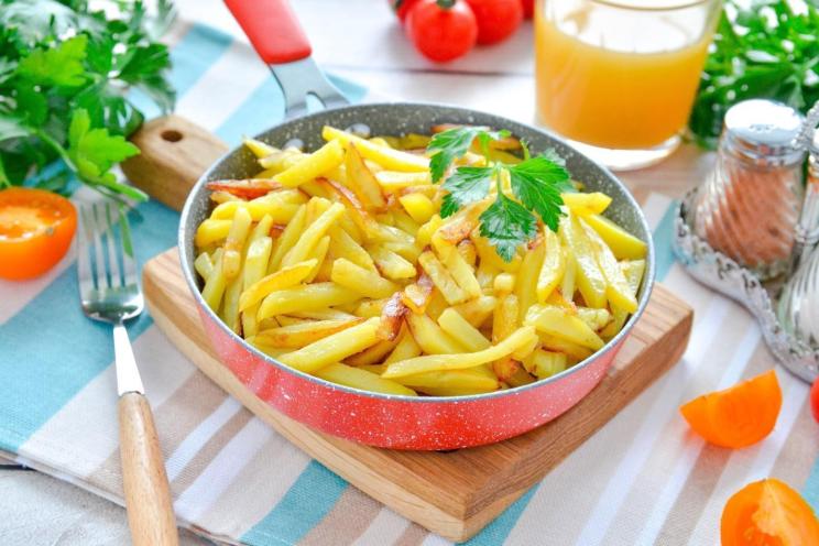 Crispy Fried Potato Strips