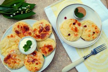 Low-Fat Cottage Cheese Pancakes