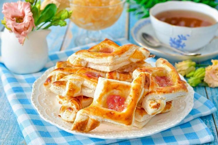 Quick Jam-Filled Puff Pastry Treats