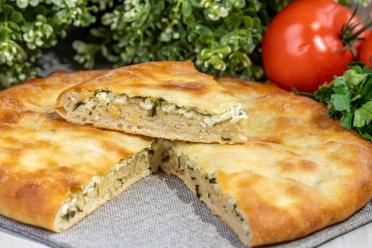Cheese and Kefir Ossetian Pie
