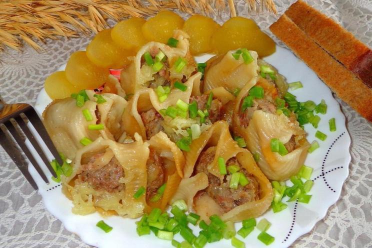 Meat and Cheese Stuffed Shells