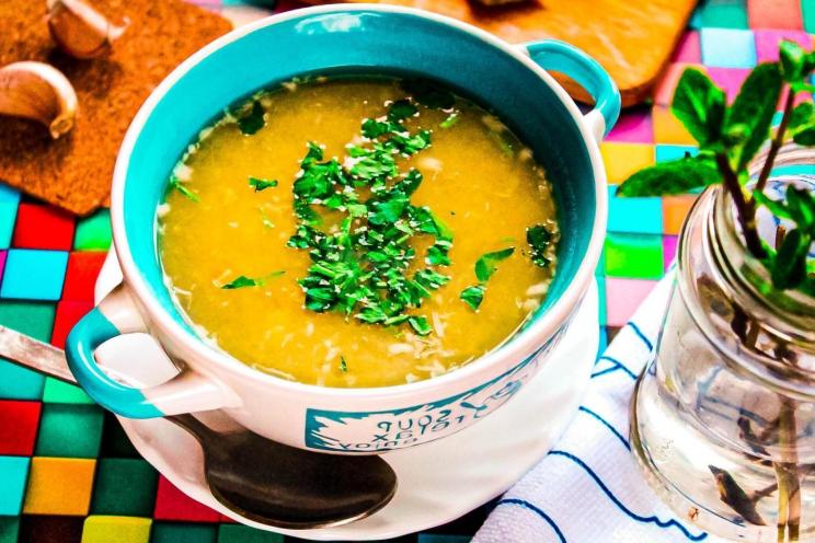 Creamy Chicken Garlic Soup with a Spicy Twist Creamy Chicken Garlic Soup with a Spicy Twist