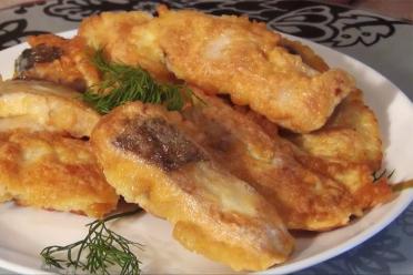 Crispy Hake Fillet in Batter