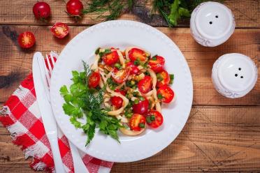 Squid & Tomato Salad Delight