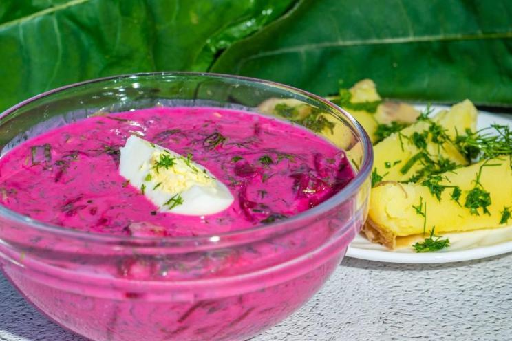 Siberian-Style Cold Beet Borscht Siberian-Style Cold Beet Borscht