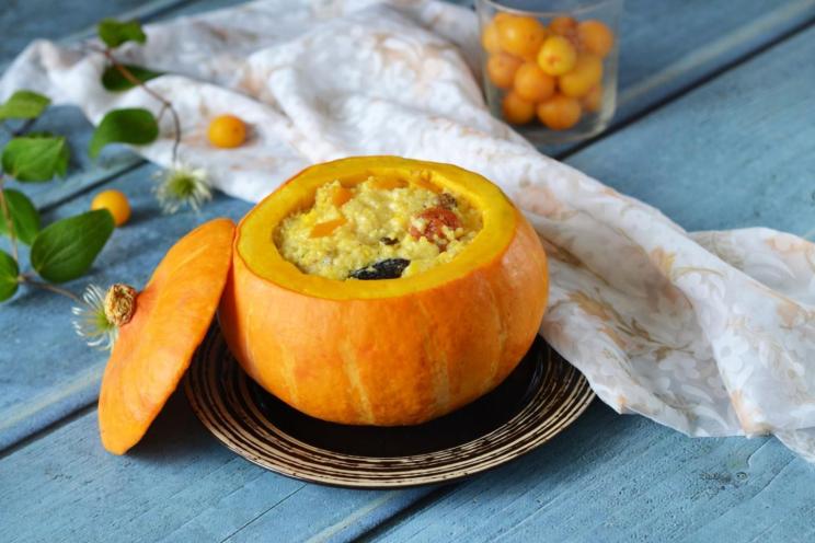 Pumpkin Baked Corn Porridge