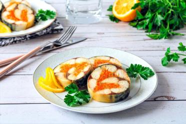 Holiday Mackerel Gelatin Roll