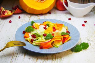 Spicy Fresh Pumpkin Salad