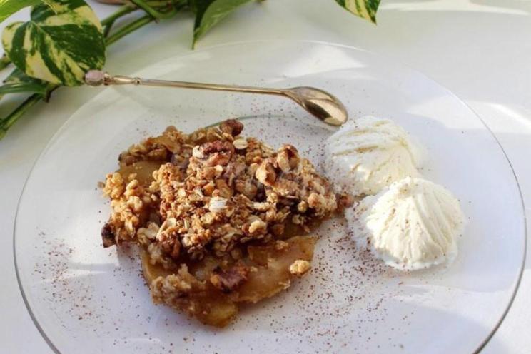 Nutty Apple Crumble Dessert Nutty Apple Crumble Dessert
