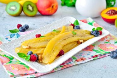 Quick and Tasty Caramelized Bananas