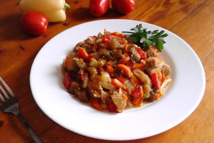 Slow Cooker Stewed Eggplants Slow Cooker Stewed Eggplants