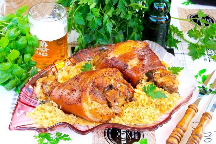 Czech-Style Beer-Braised Pork Knuckle