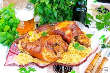 Czech-Style Beer-Braised Pork Knuckle
