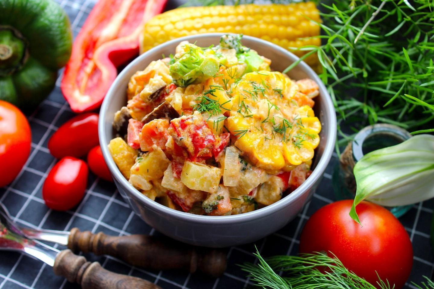 Sour Cream Veggie Skillet