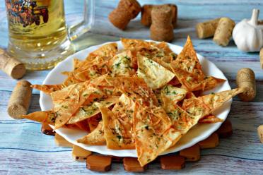Oven-Baked Homemade Lavash Chips