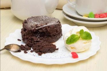 Decadent Molten Chocolate Cupcakes
