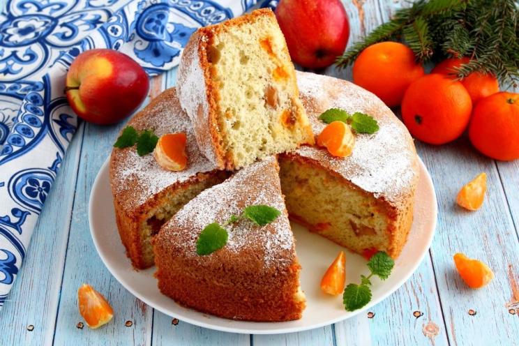 Tangerine & Apple Oven-Baked Charlotte