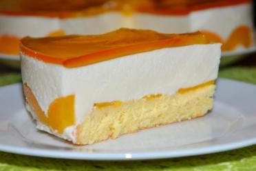 Peach Cream Cheese Delight Cake