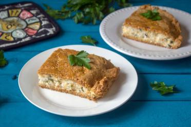 Savory Fish and Rice Pie