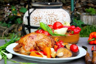 Tandoori Roasted Whole Chicken